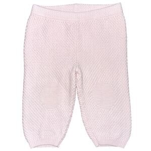 Ralph Lauren Baby Pink Girls Cotton Sweater Knit Pull On Pants Size 12M